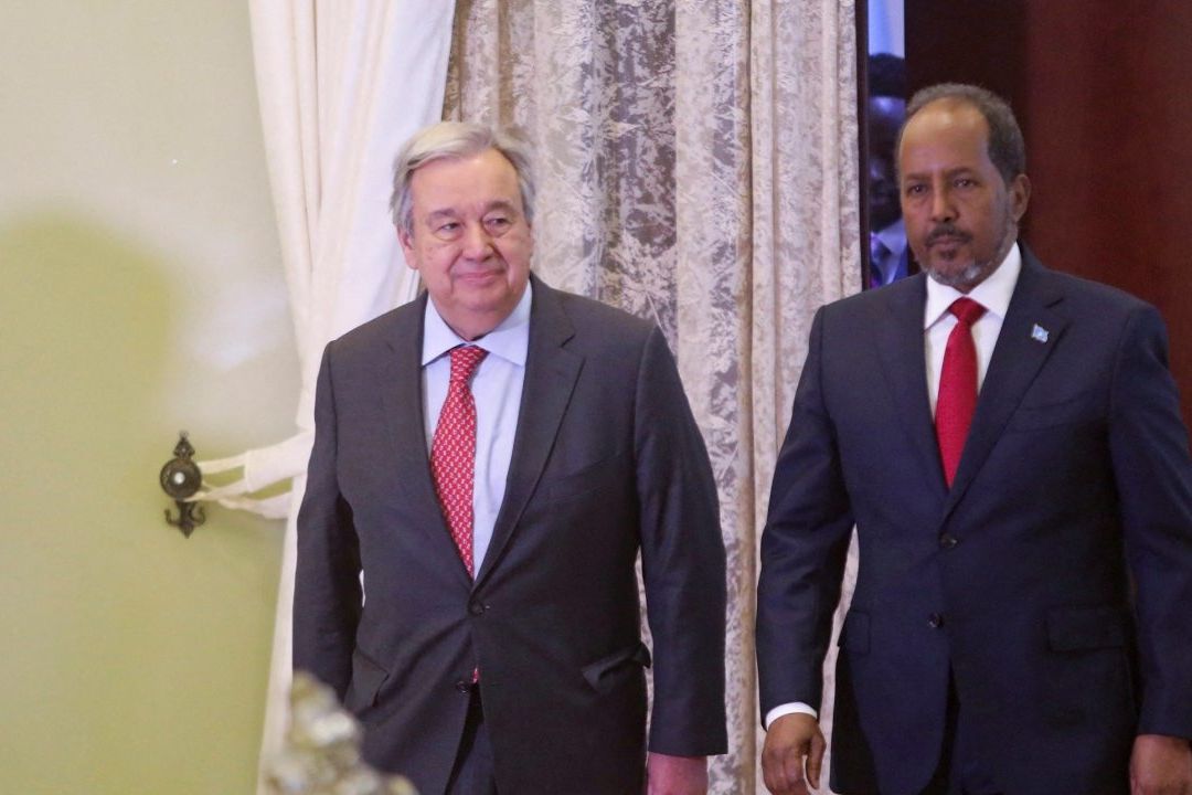 Secretario General de la ONU Visita por Sorpresa Somalia