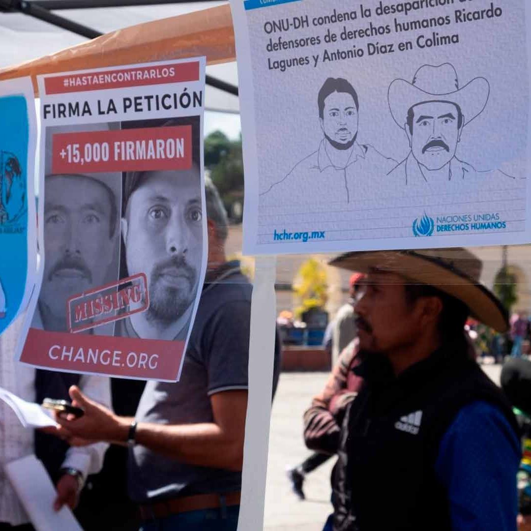 La ONU exigió al gobierno de México investigar la desaparición de los activistas ambientales, Ricardo Lagunes y Antonio Díaz