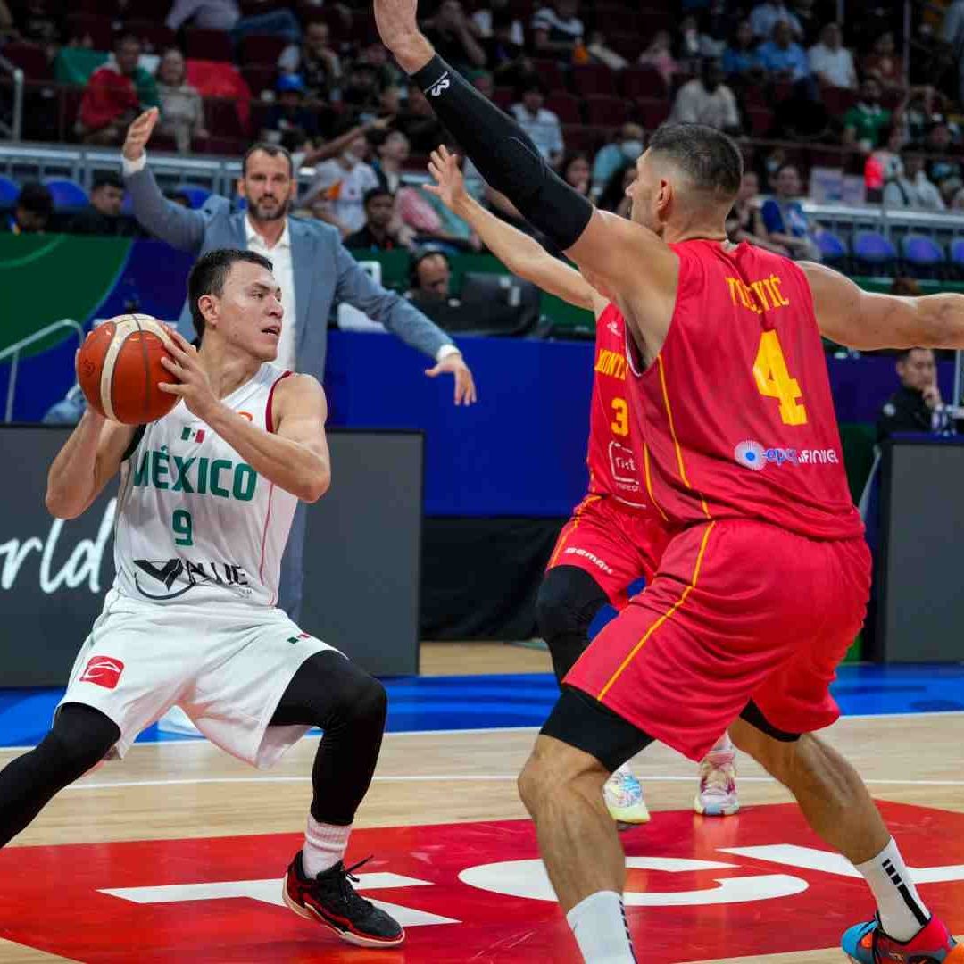 México Pierde ante Montenegro en su Debut en Mundial FIBA de Basquetbol