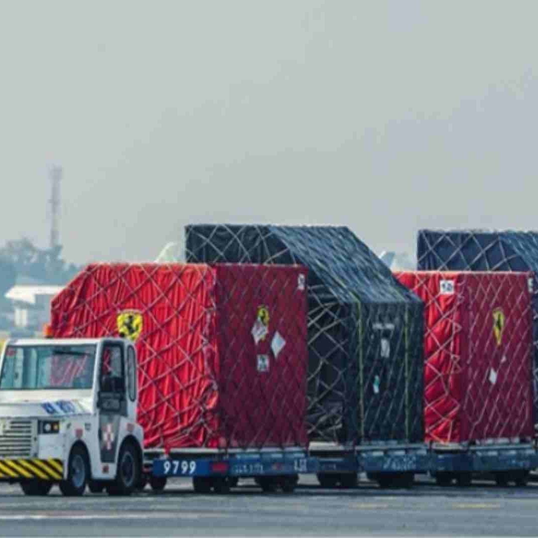 Coches y material de las escuderías ya están en México. Foto: México GP