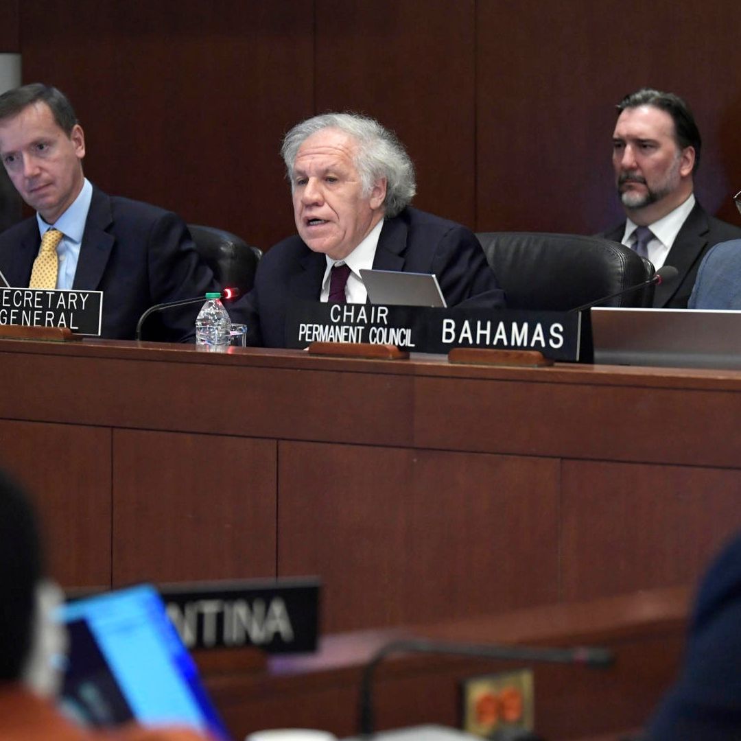 Reunión del Consejo Permanente de la OEA.