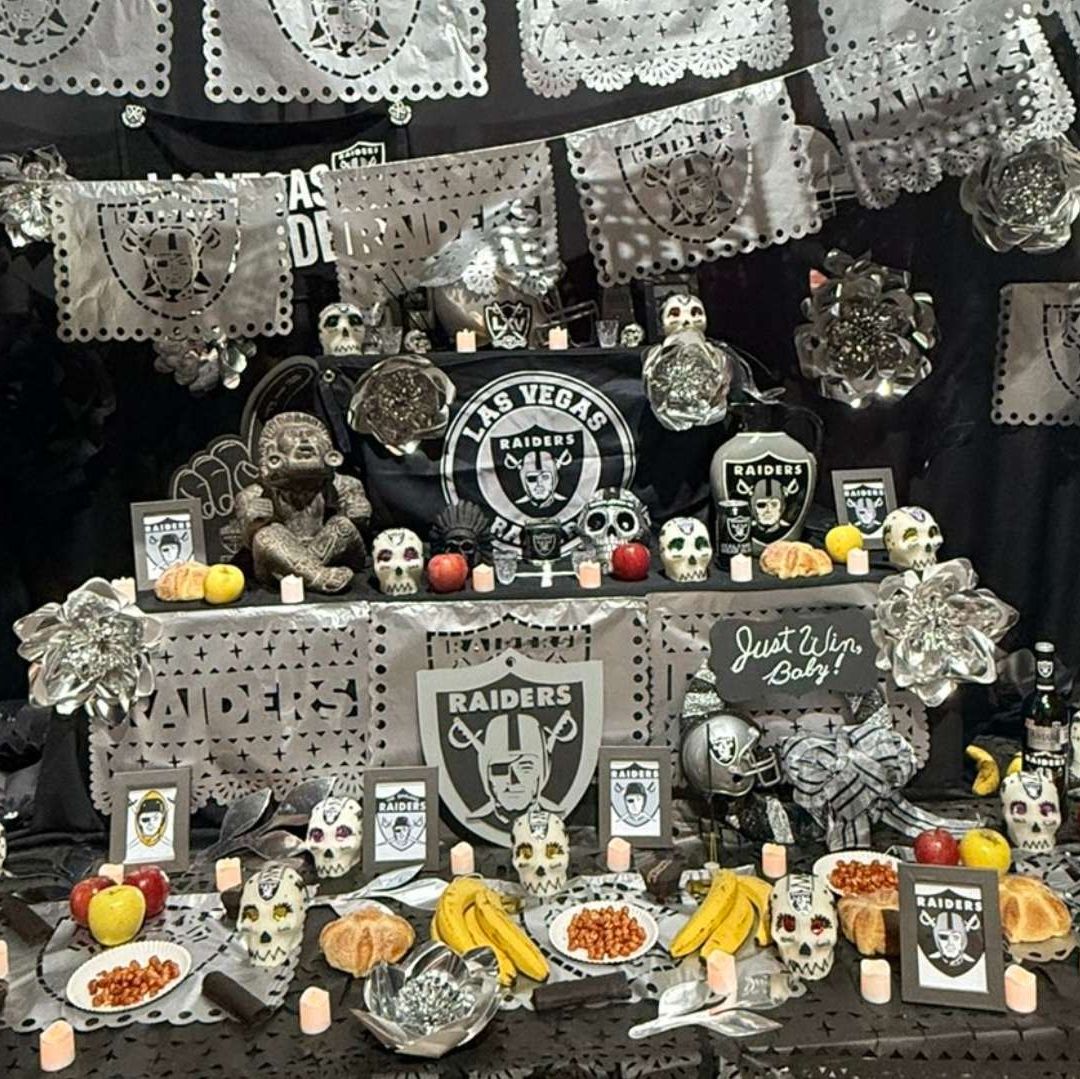 La ofrenda ganadora fue la de los Raiders. Foto NFL México