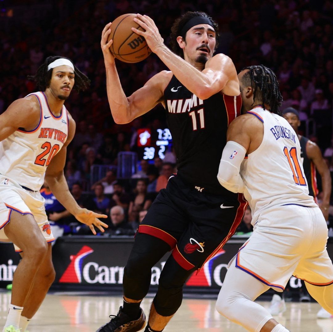Jaime Jáquez Jr. del Miami Heat será la figura principal de la NBA en México. Foto Reuters