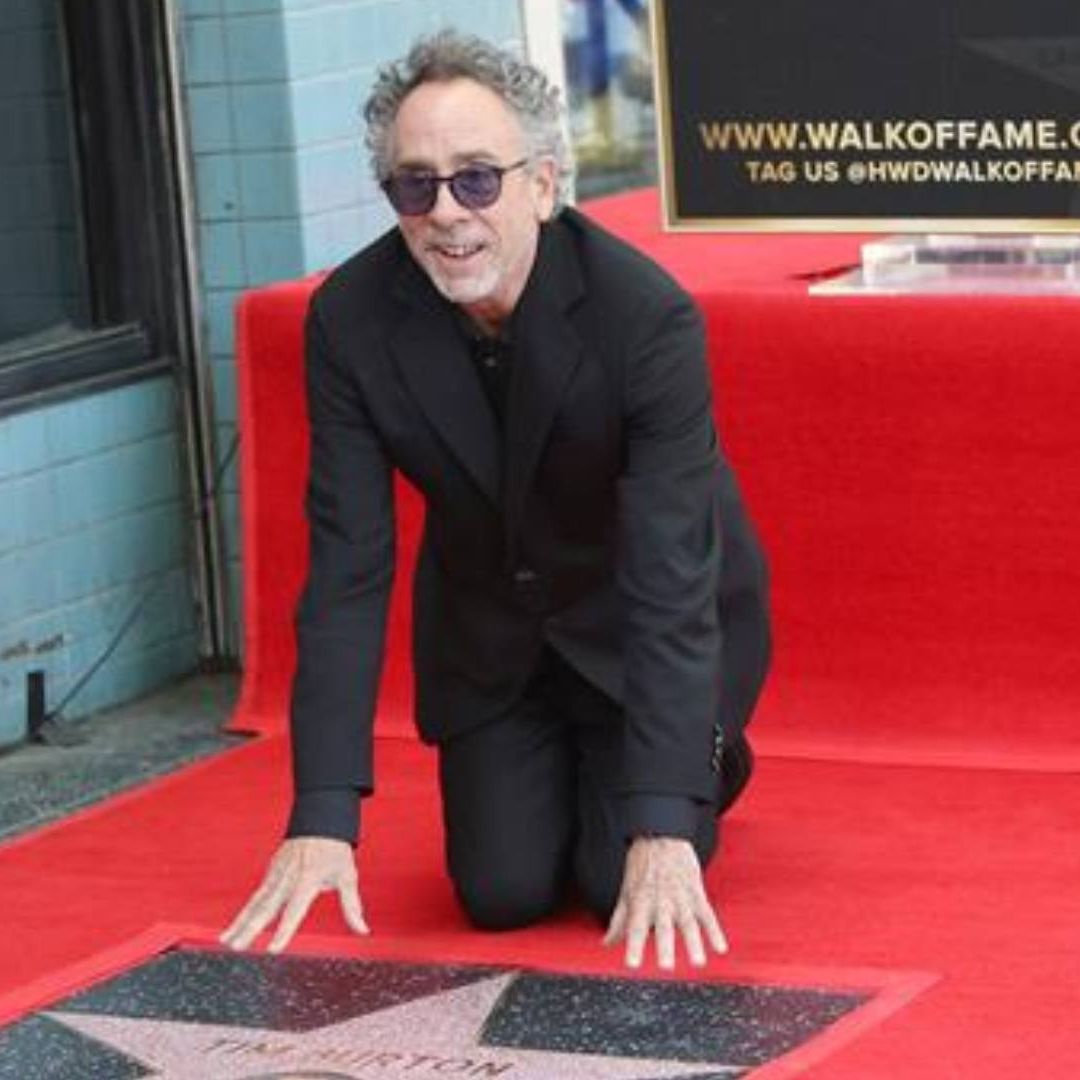 El cineasta estuvo acompañado por los actores Winona Ryder y Michael Keaton, protagonistas de 'Beetlejuice Beetlejuice'