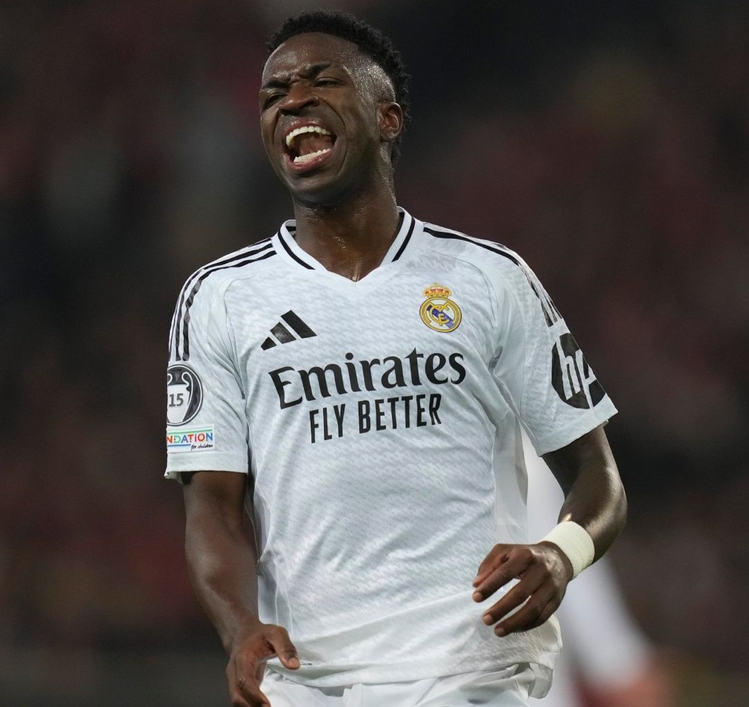Vinicius no pudo hacerse presente en el marcador. Foto AP