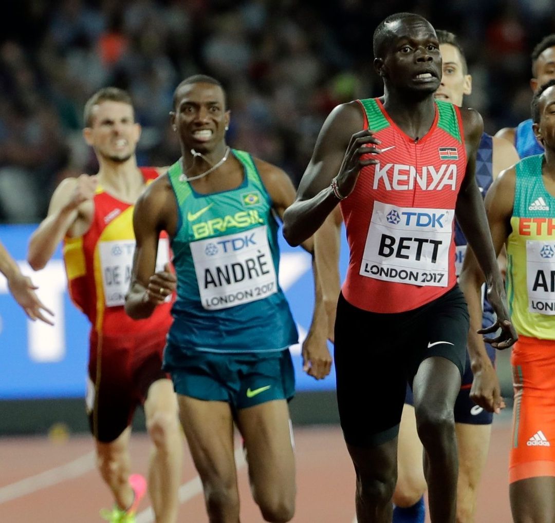 Bett tuvo una gran actuación en los 800 metros del Mundial de Atletismo de 2017. Foto AP