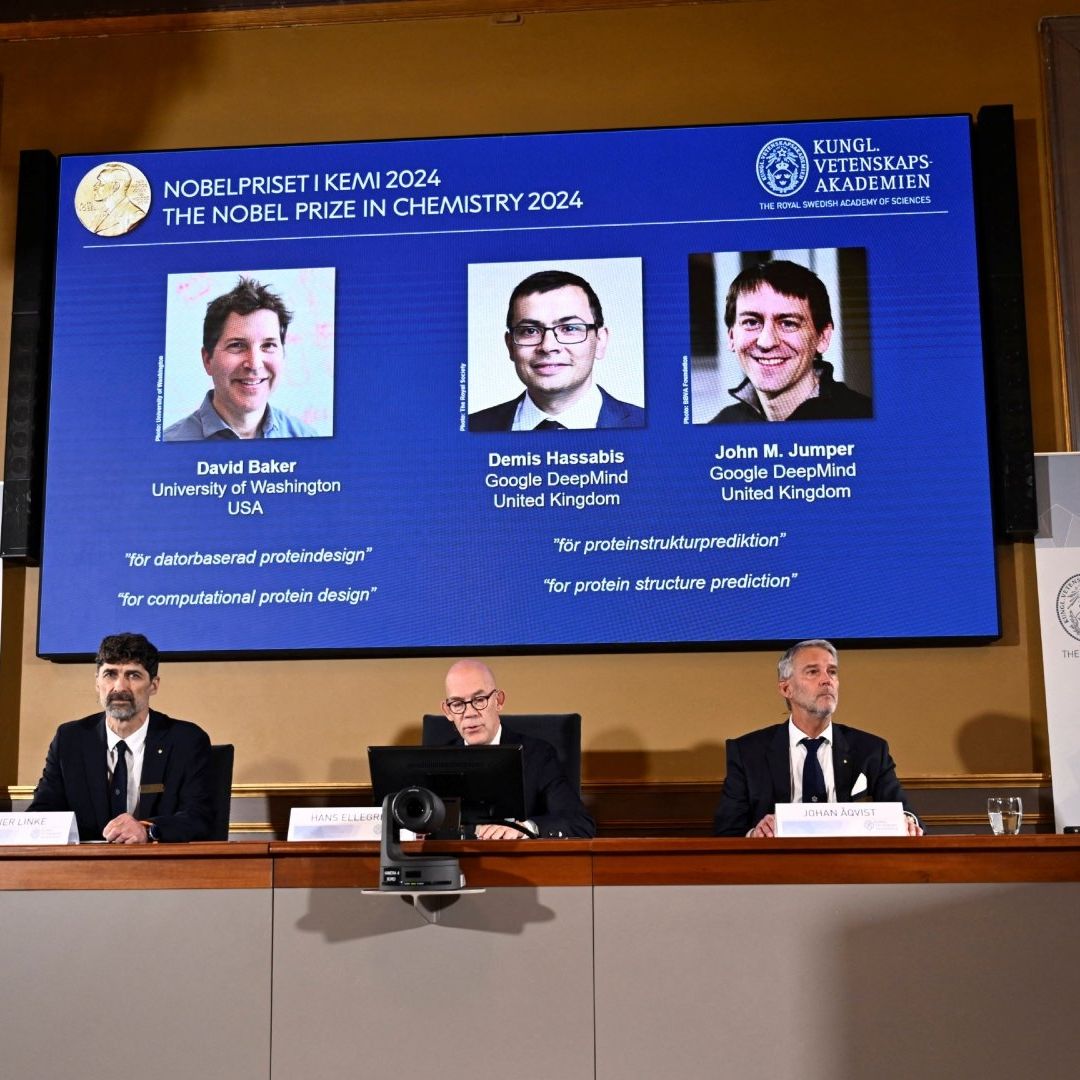 Dos Estadounidenses y Un Británico Ganan el Nobel de Química 2024