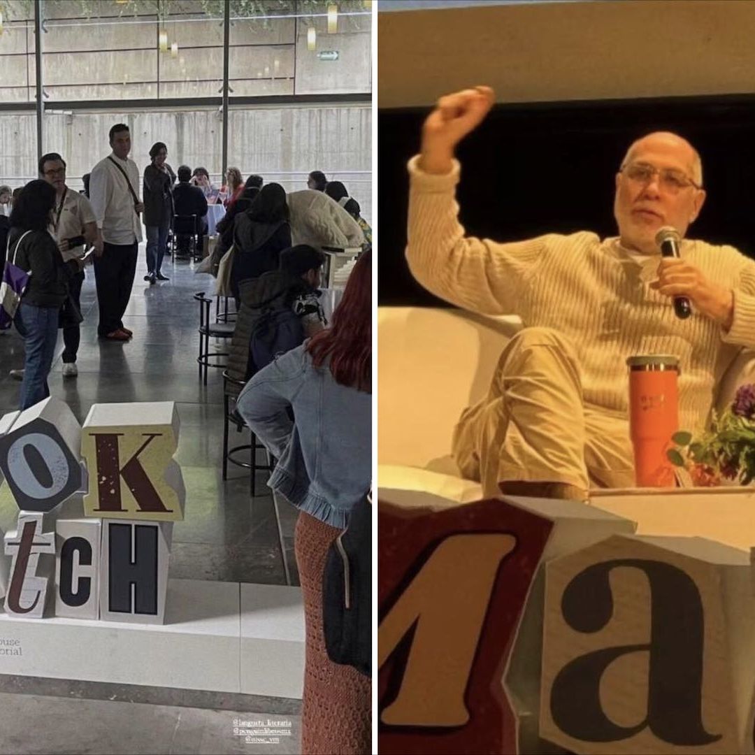 Guillermo Arriaga estuvo presente en el encuentro BookMatch de Penguin Random House