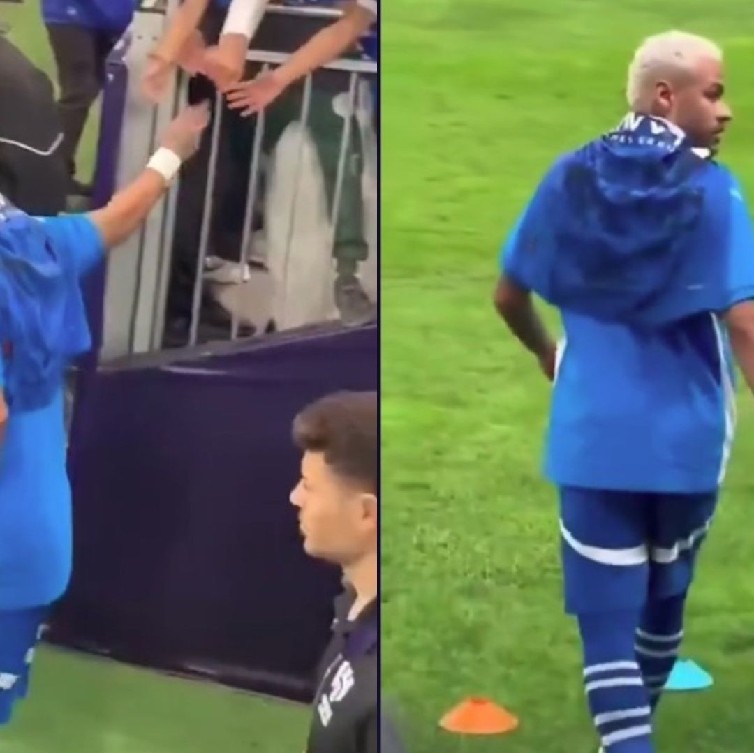 Neymar no regresó para tratar de ubicar al ladrón. Foto Captura de pantalla