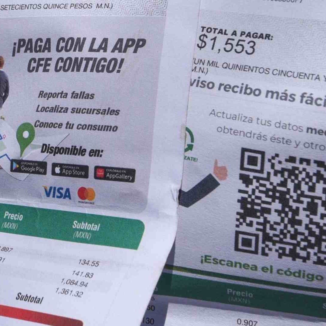 Así aumentará la tarifa en tu recibo de luz de la CFE en 2023