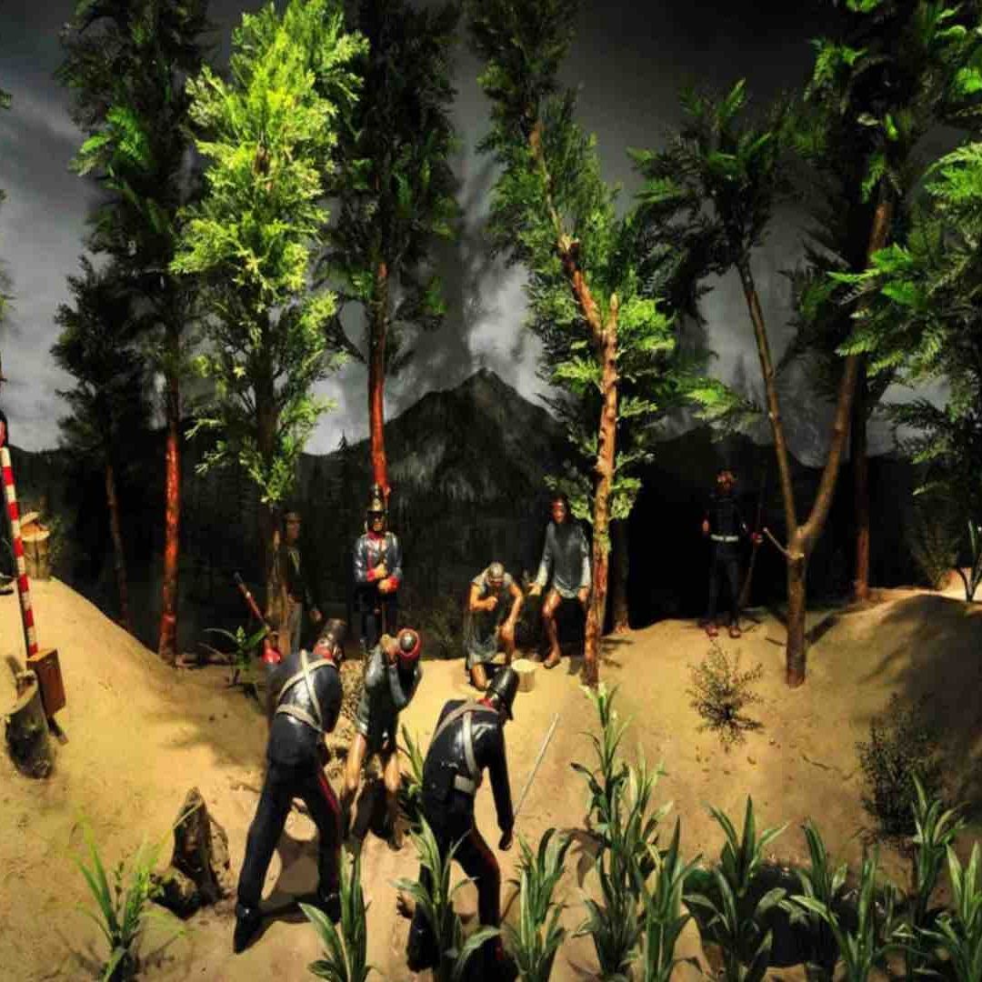 Diorama sobre la batalla de Tomóchic del Museo del Caracol