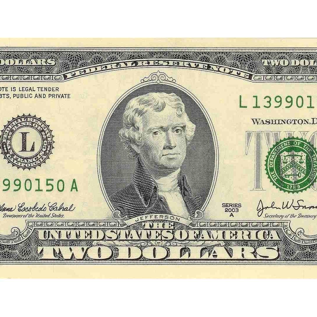 Dólar: ¿Cómo es el raro billete de 2 dólares?