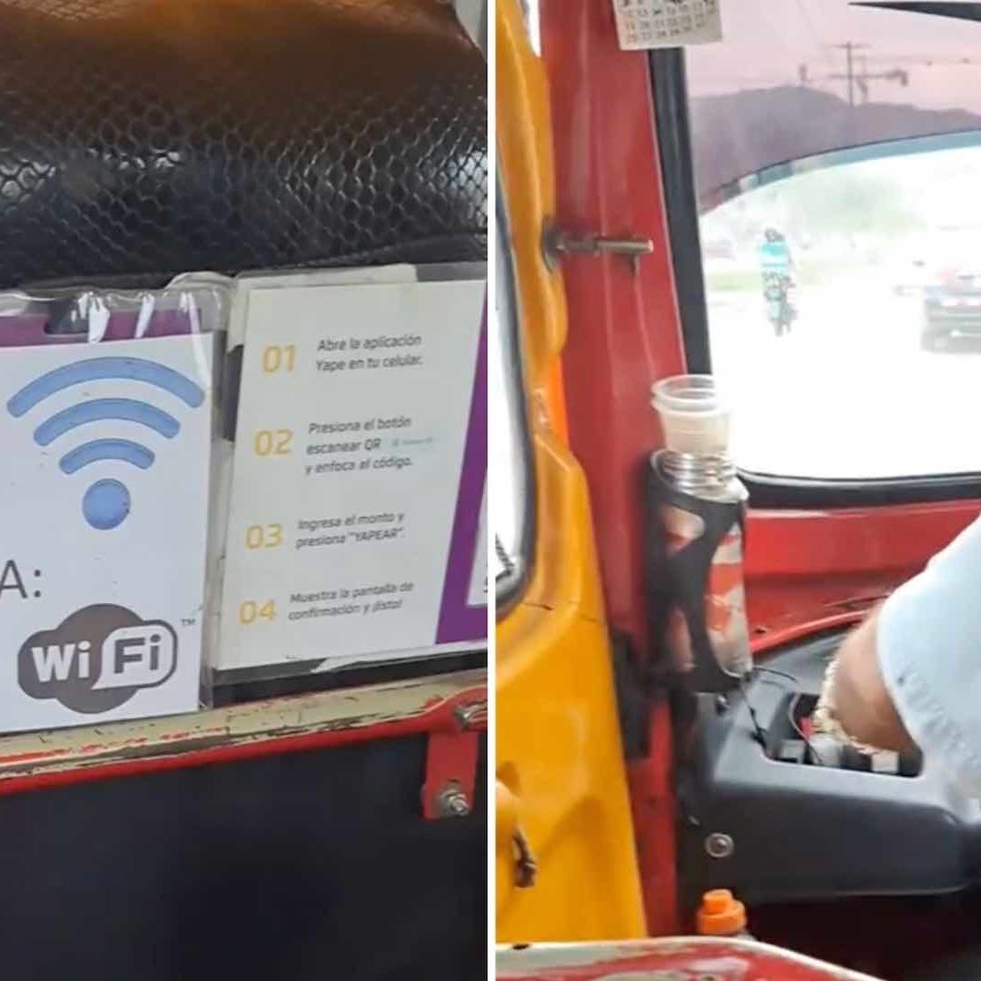 Mototaxi en Perú ofrecía wifi gratuito