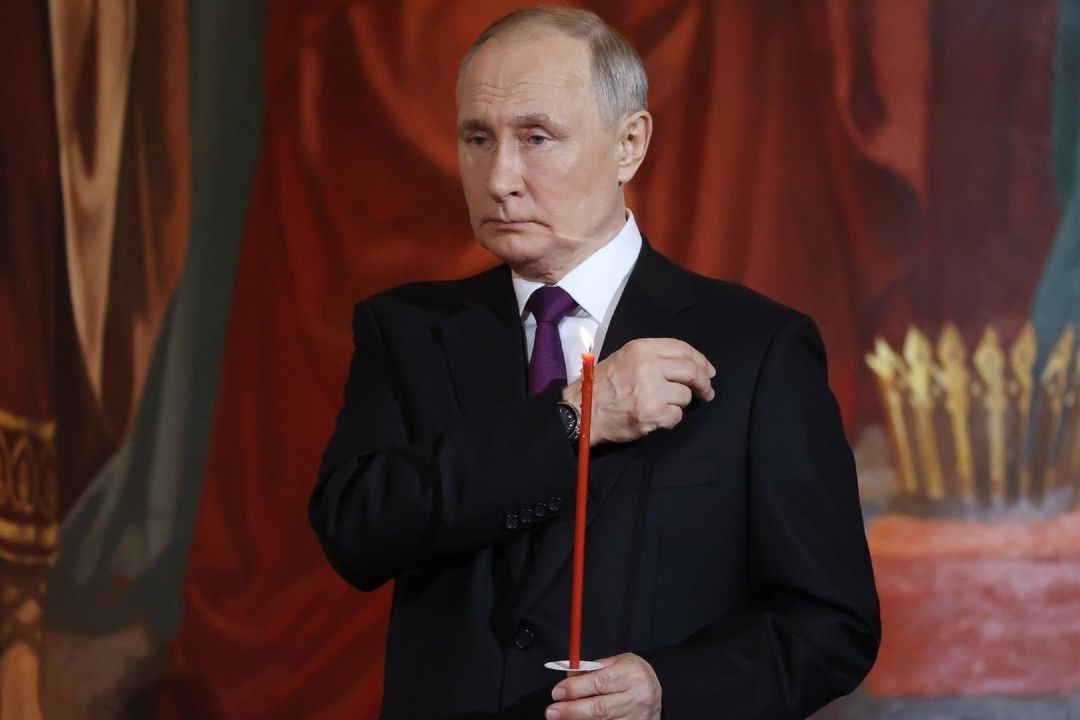 Vladímir Putin Felicita por la Pascua a los Creyentes Ortodoxos
