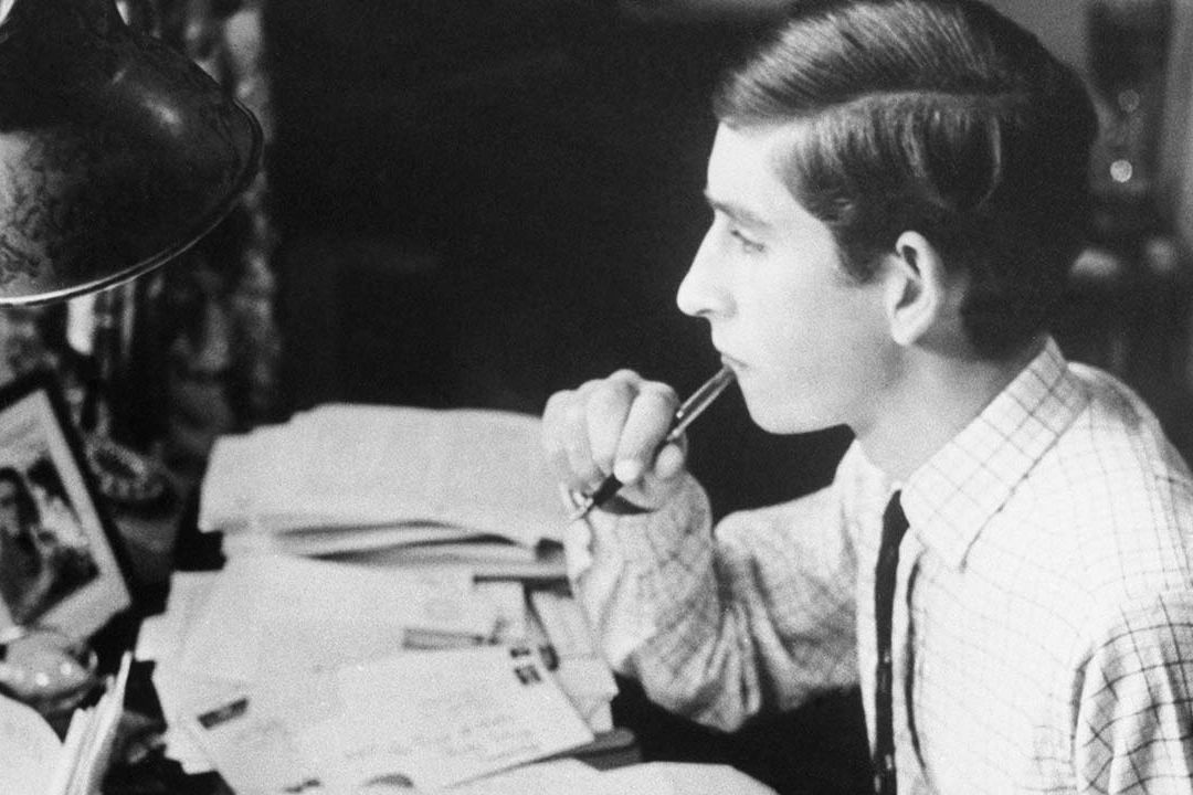 El Rey Carlos III estudiando