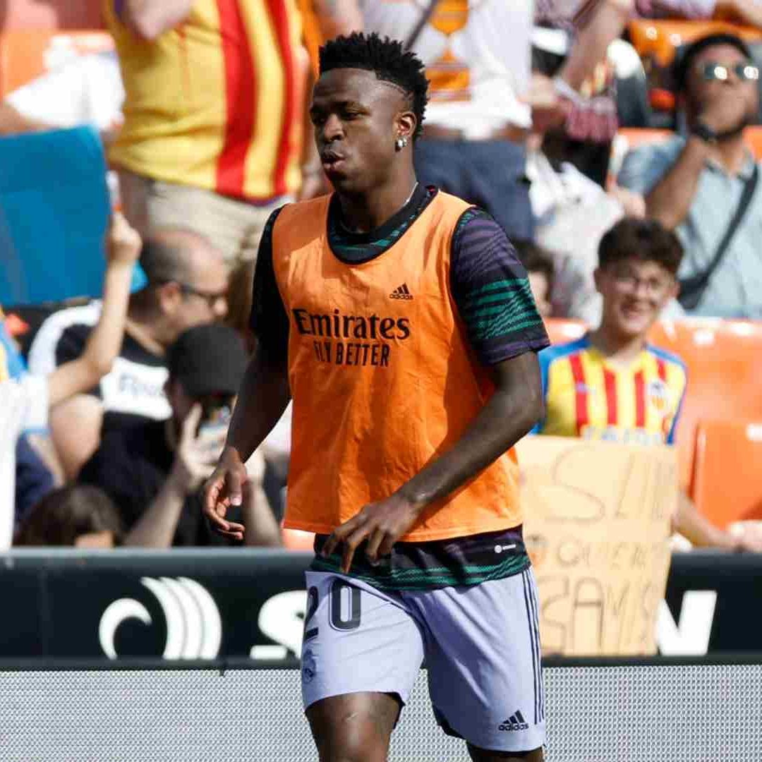 Vinícius fue víctima de insultos racistas en el partido contra el Valencia