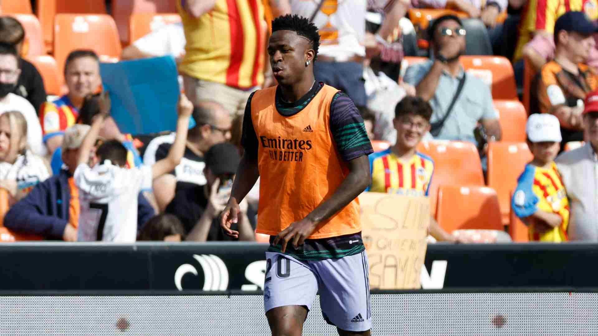 Vinícius fue víctima de insultos racistas en el partido contra el Valencia