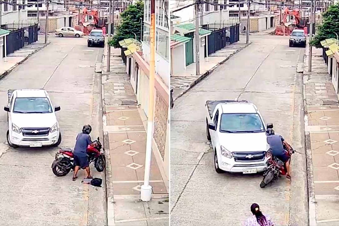 Video: Conductor Atropella Varias Veces a Sujeto que Asaltó a una Mujer