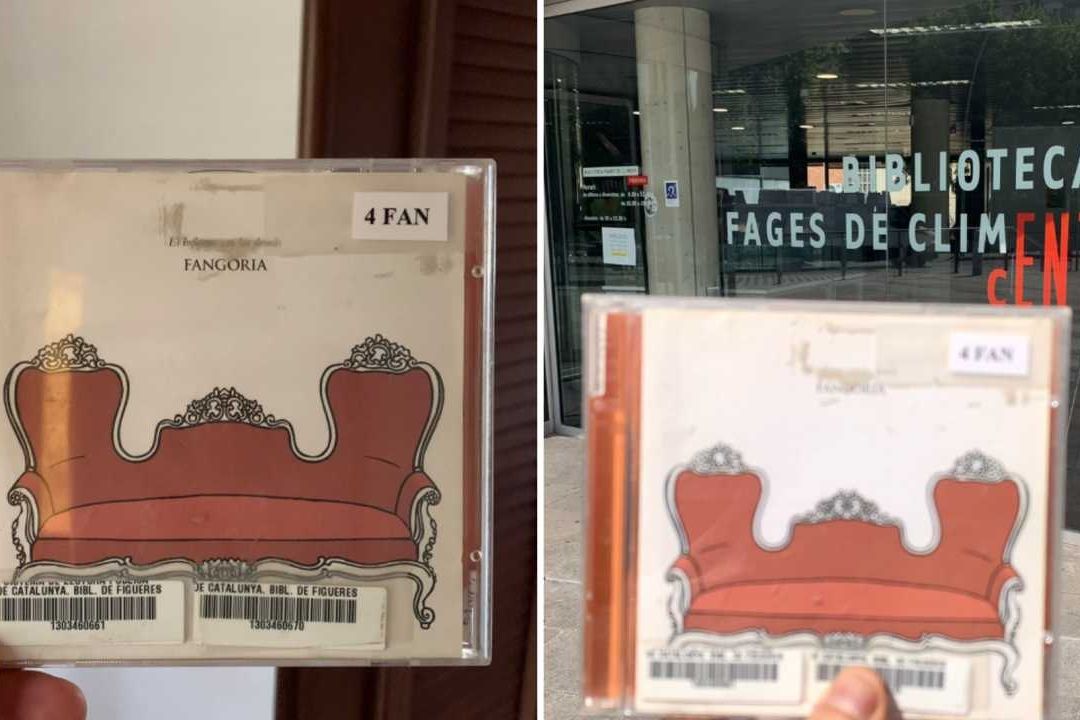 Regresa disco a la biblioteca 20 años después por culpa de su mamá, en España