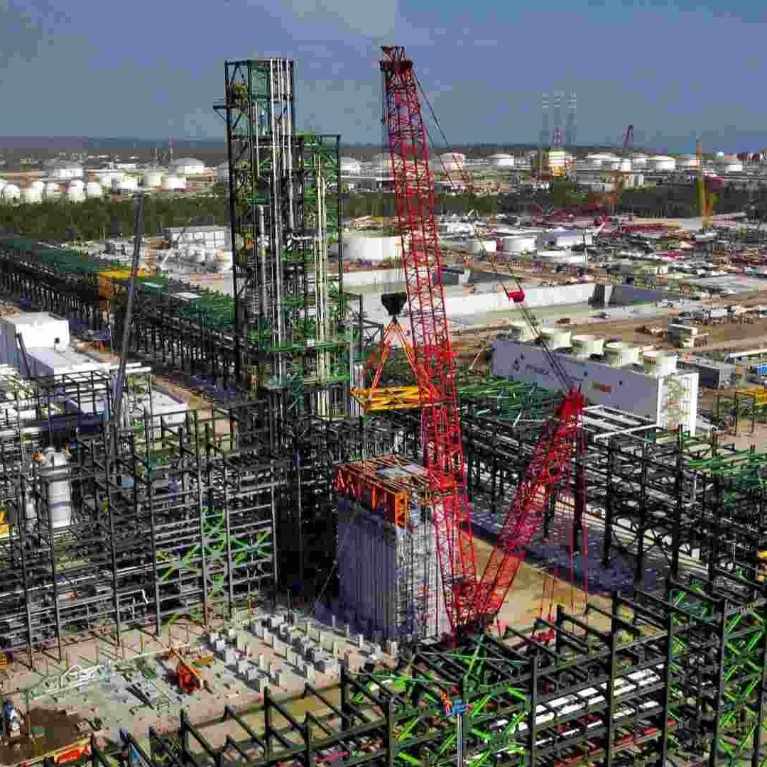 Vista de la Refinería Olmeca Dos Bocas