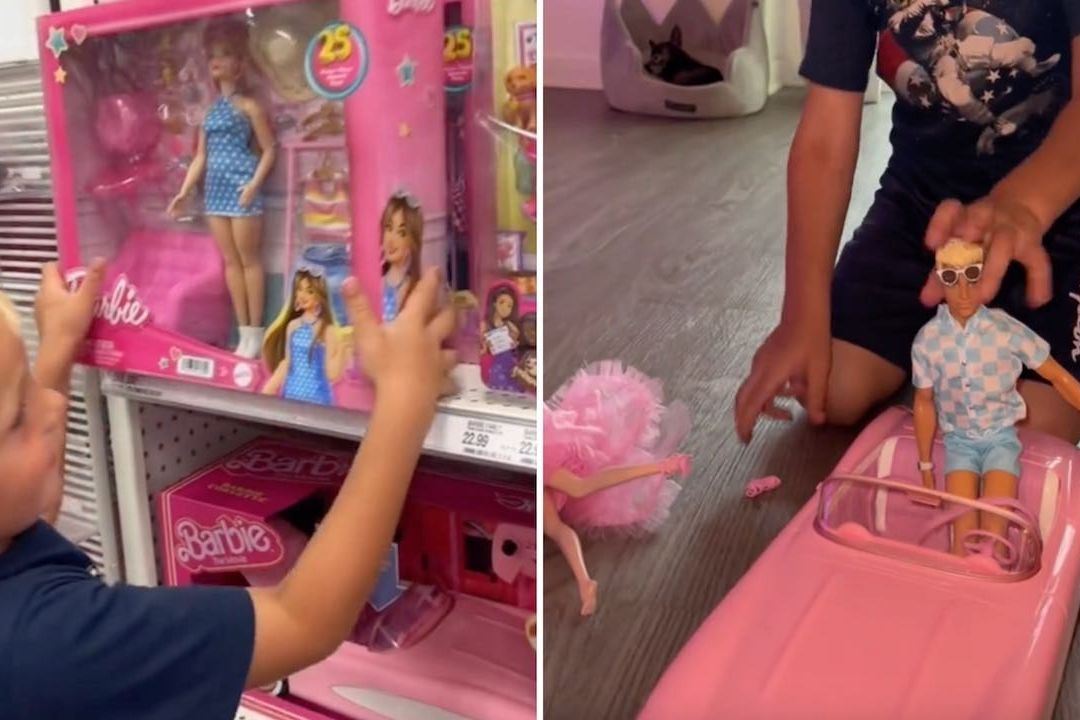 Niño pidió a sus papás que le compraran una muñeca Barbie