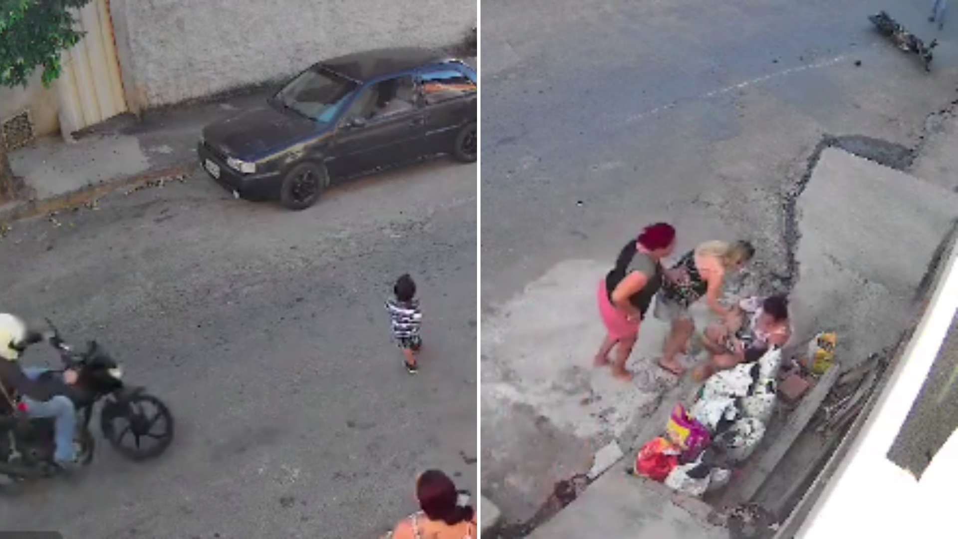 Video: Motociclista Atropella a Niño Mientras Su Mamá Estaba en el Celular