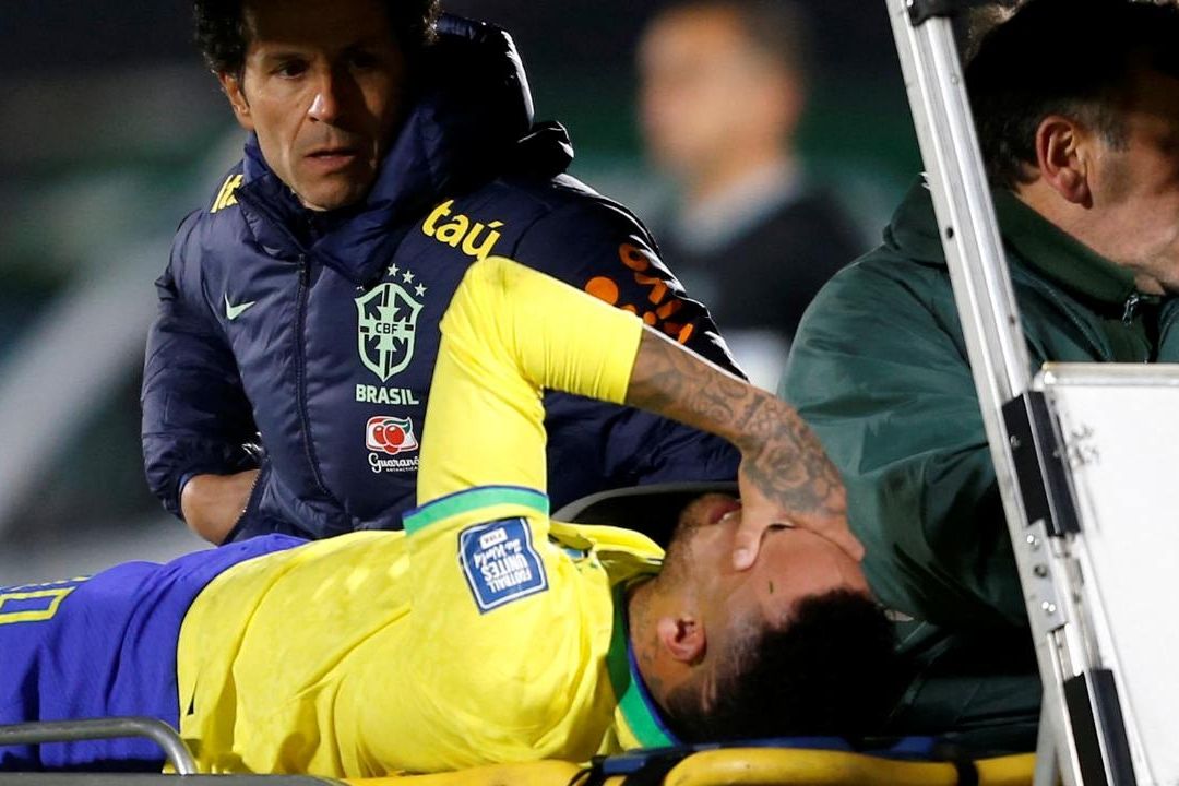 Esta es la grave lesión que sufrió Neymar en duelo contra Uruguay