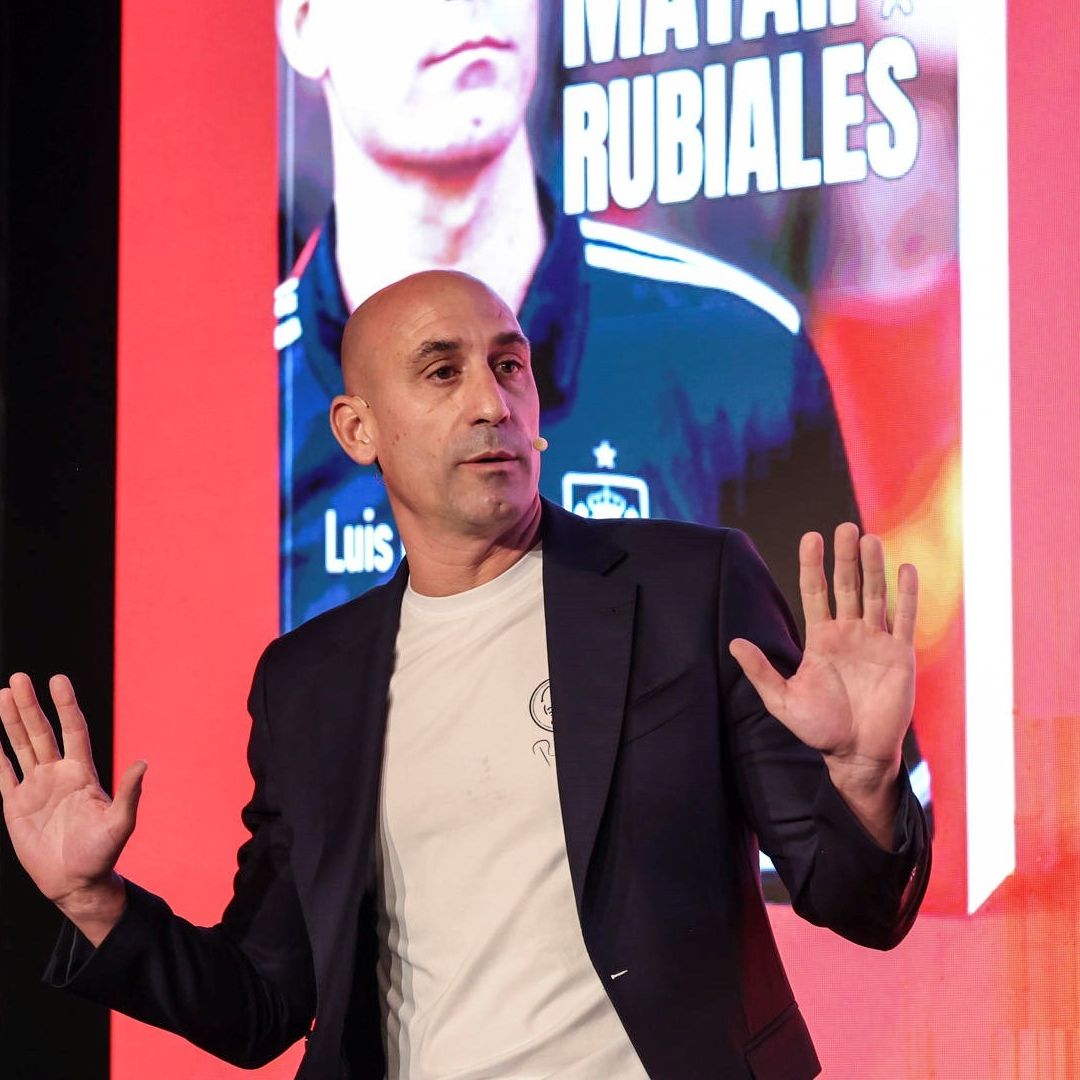 Luis Rubiales en la presentación de su libro ‘Matar a Rubiales’
