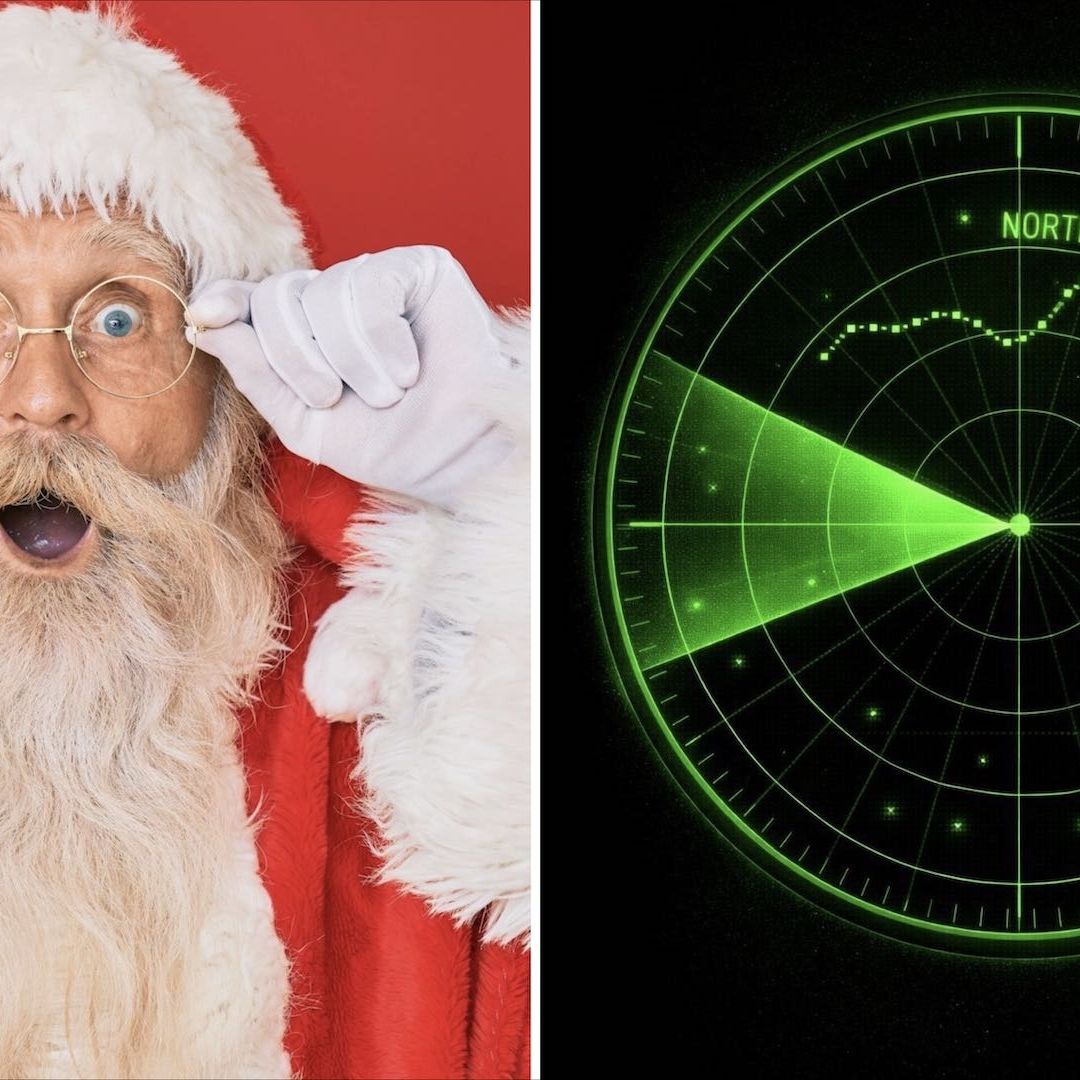 Santa Claus es captado por radar de la OTAN
