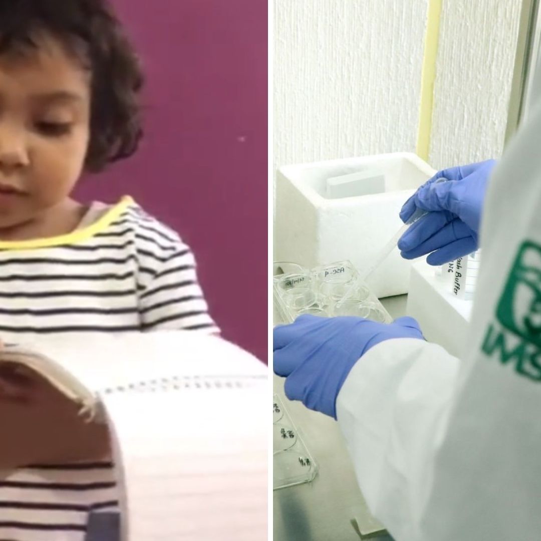 Video: niña imita a una doctora del IMSS