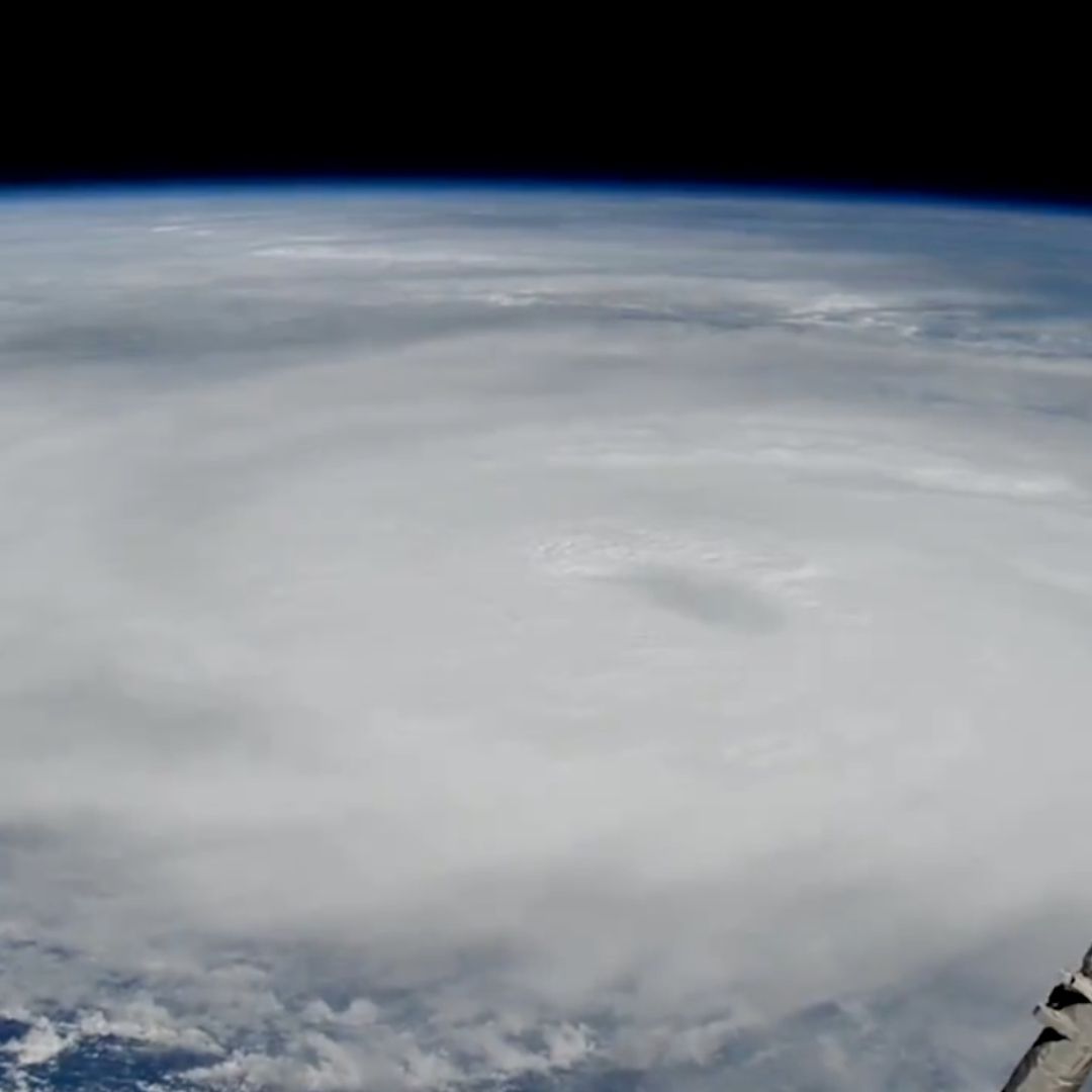 La Estación Espacial Internacional (EEI) sobrevoló el ojo del huracán ‘Helene’. Foto: Estación Espacial Internacional