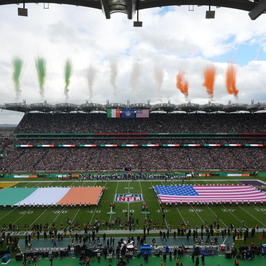 futbol americano Irlanda Pittsburgh y Minnesota