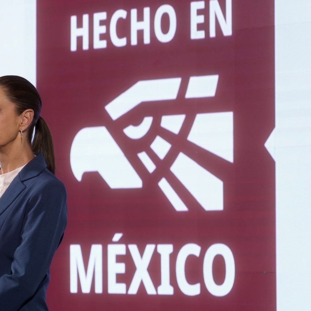 Claudia Sheinbaum, presidenta de México, en la conferencia mañanera