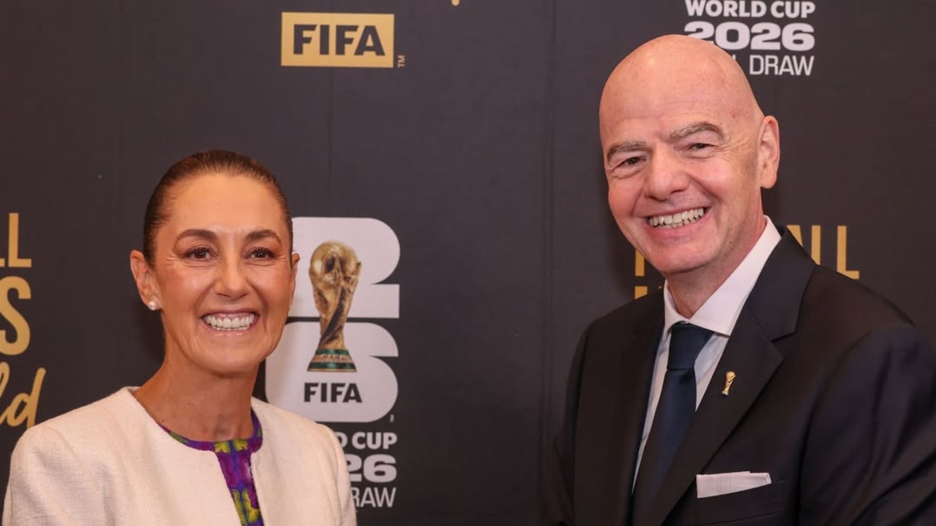 Sheinbaum se Reúne con Gianni Infantino, Presidente de la FIFA, de Cara al Mundial 2026