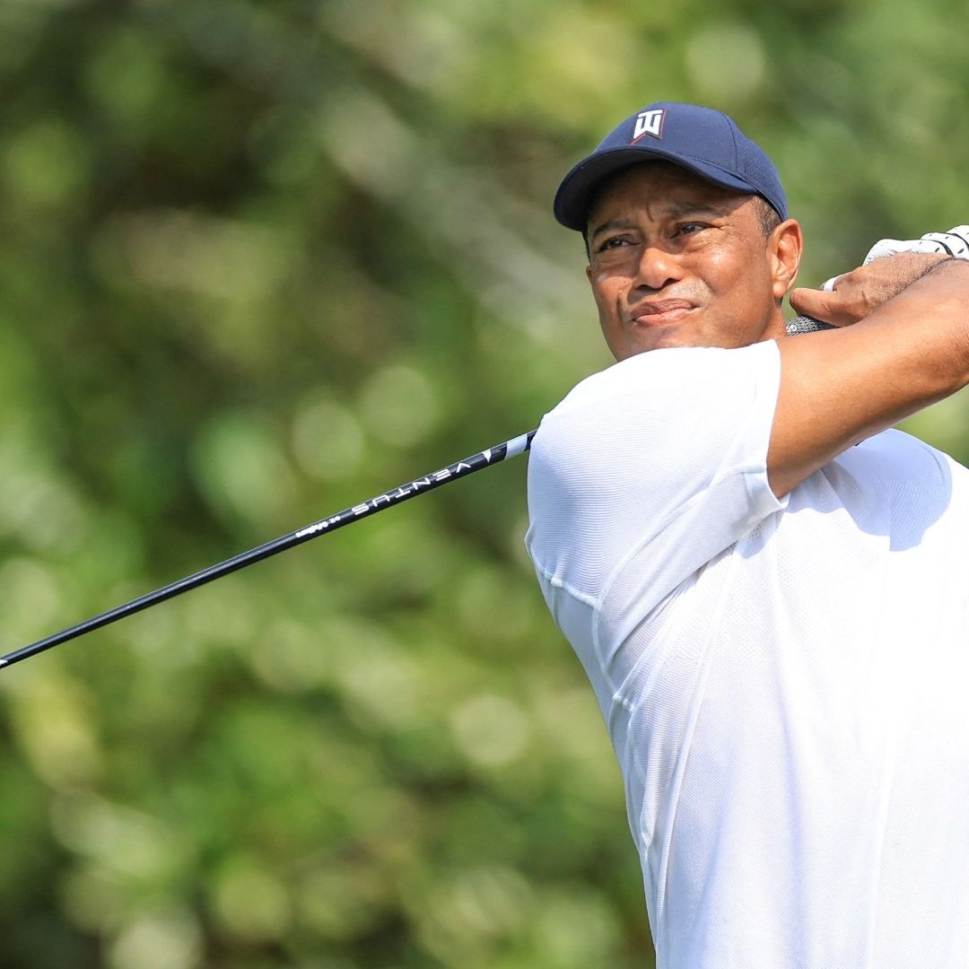 Woods recientemente fue caddie de su hijo Charlie en el Notah Begay III Junior Golf Championship