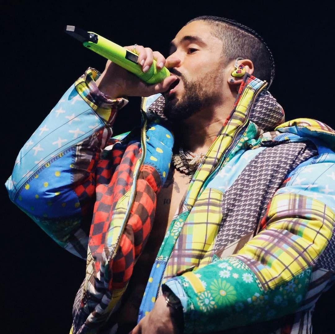 Bad Bunny durante un concierto en Estados Unidos en 2022