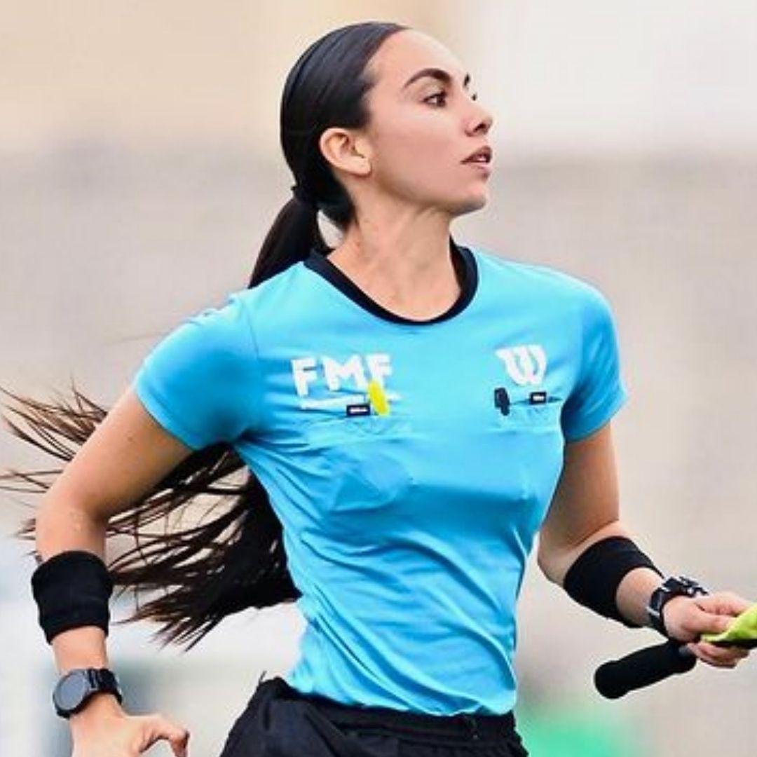 Selene Figueroa, árbitra y reina de belleza