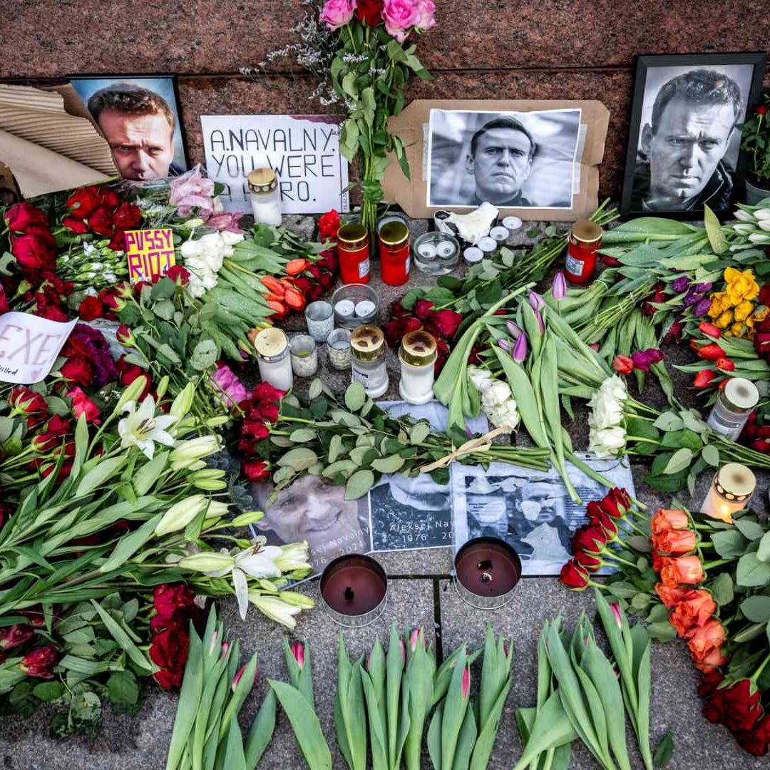 Homenaje a Navalny en Suecia