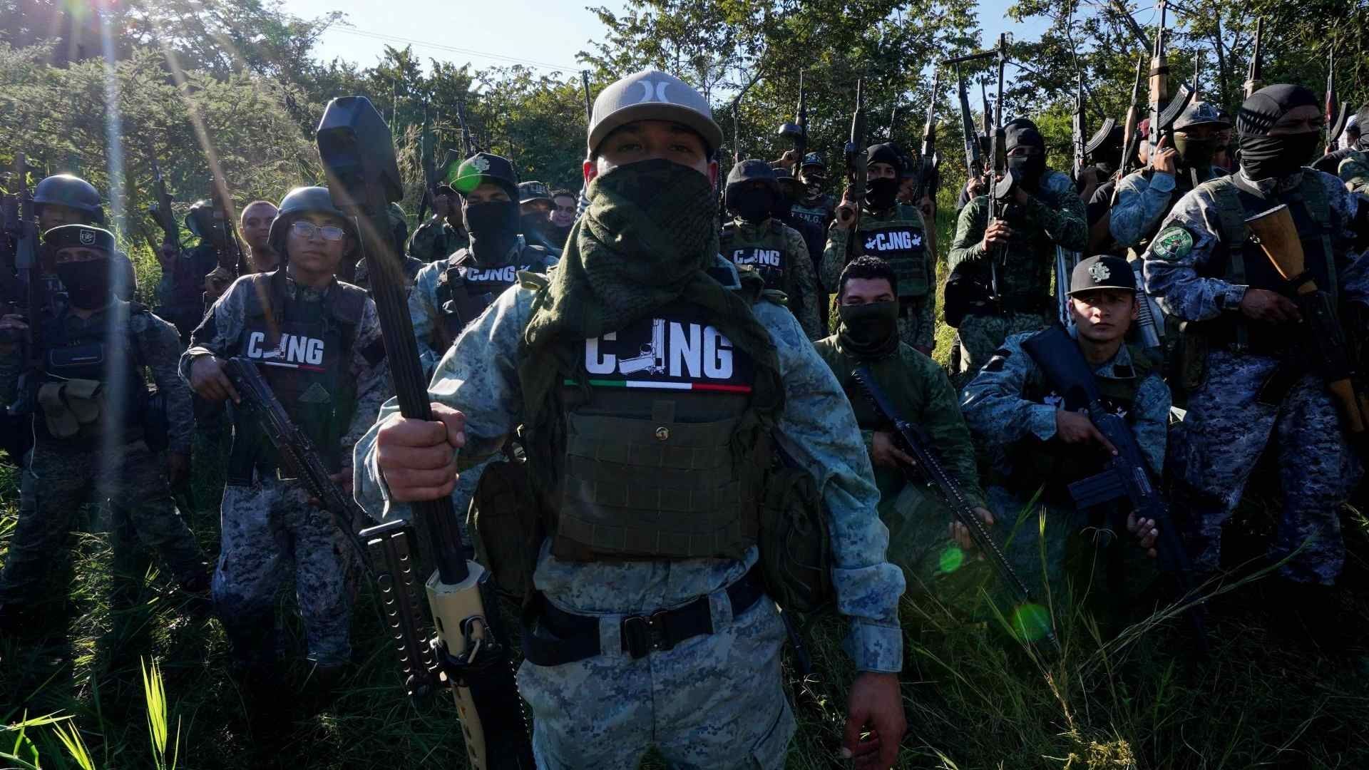 Integrantes del CJNG.