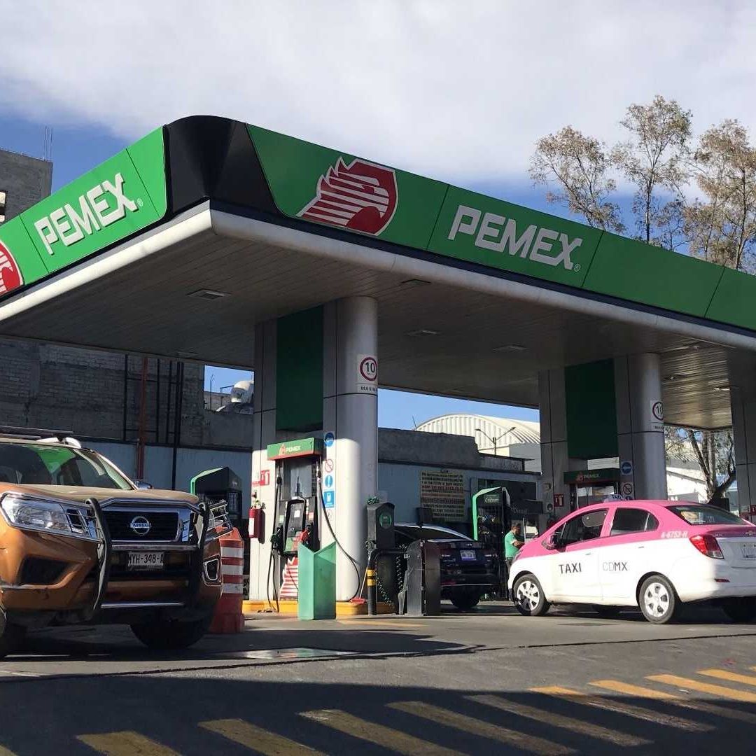 Gasolinería de Pemex en CDMX