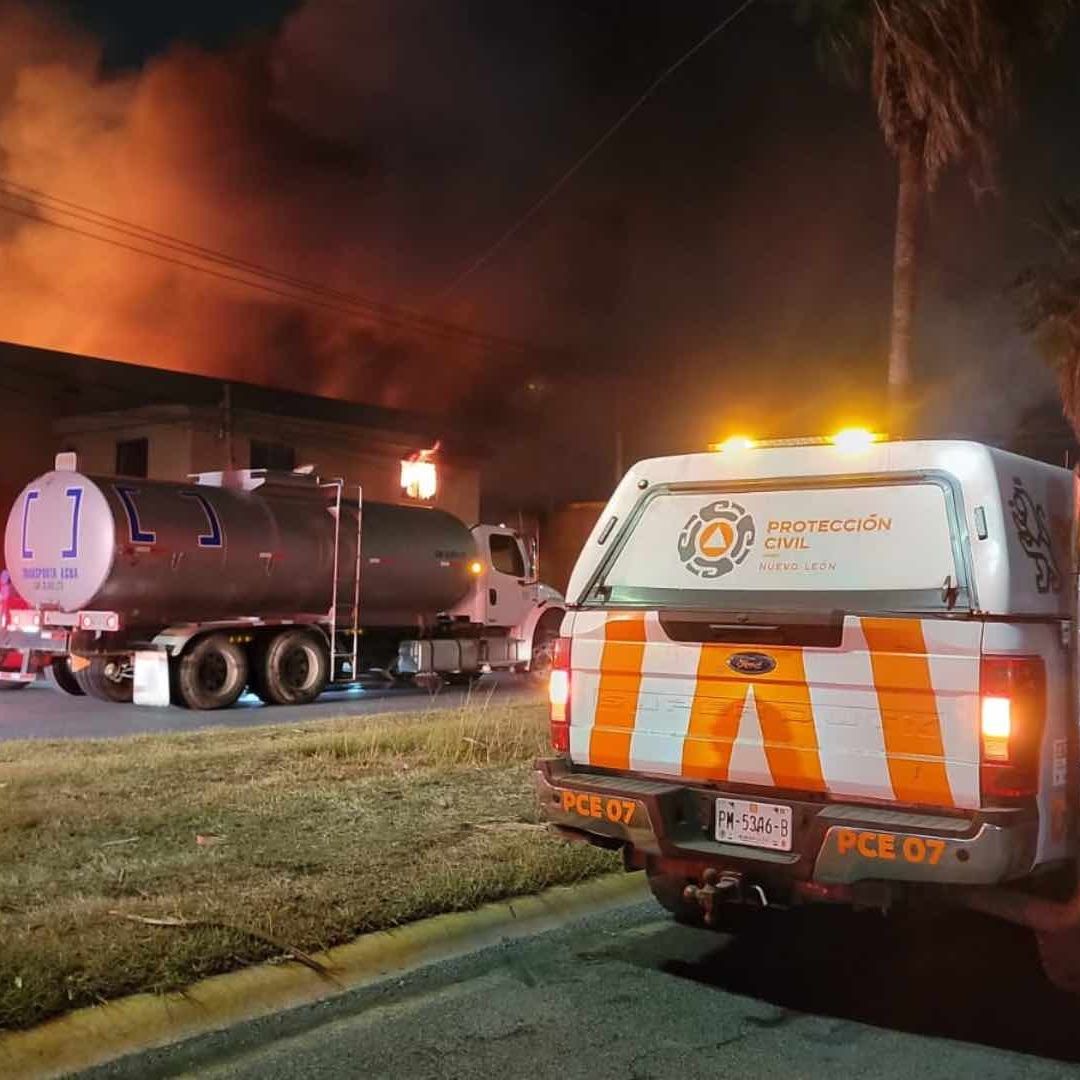 Incendio en bodega