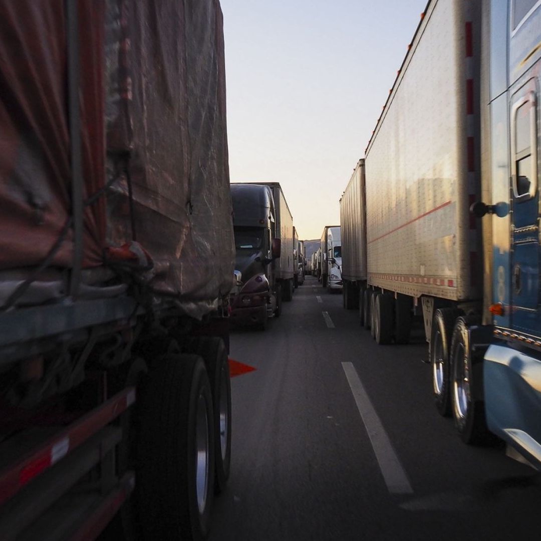 Bloqueo de transportistas en Chihuahua