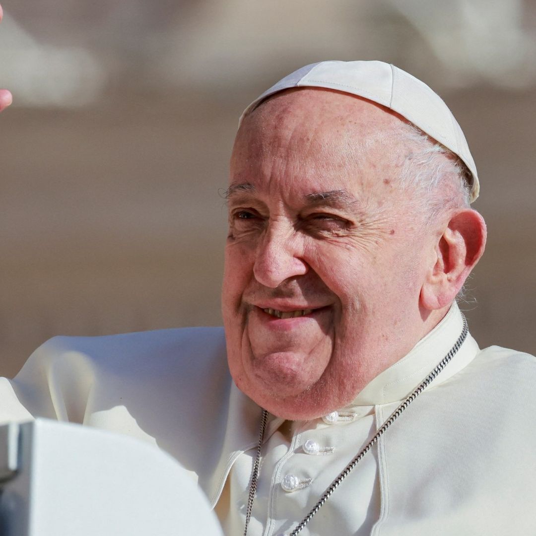 El papa Francisco durante su audiencia semanal en el Vaticano