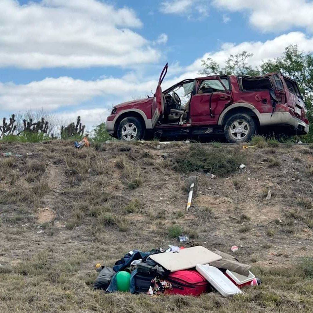 Accidente de camioneta familiar