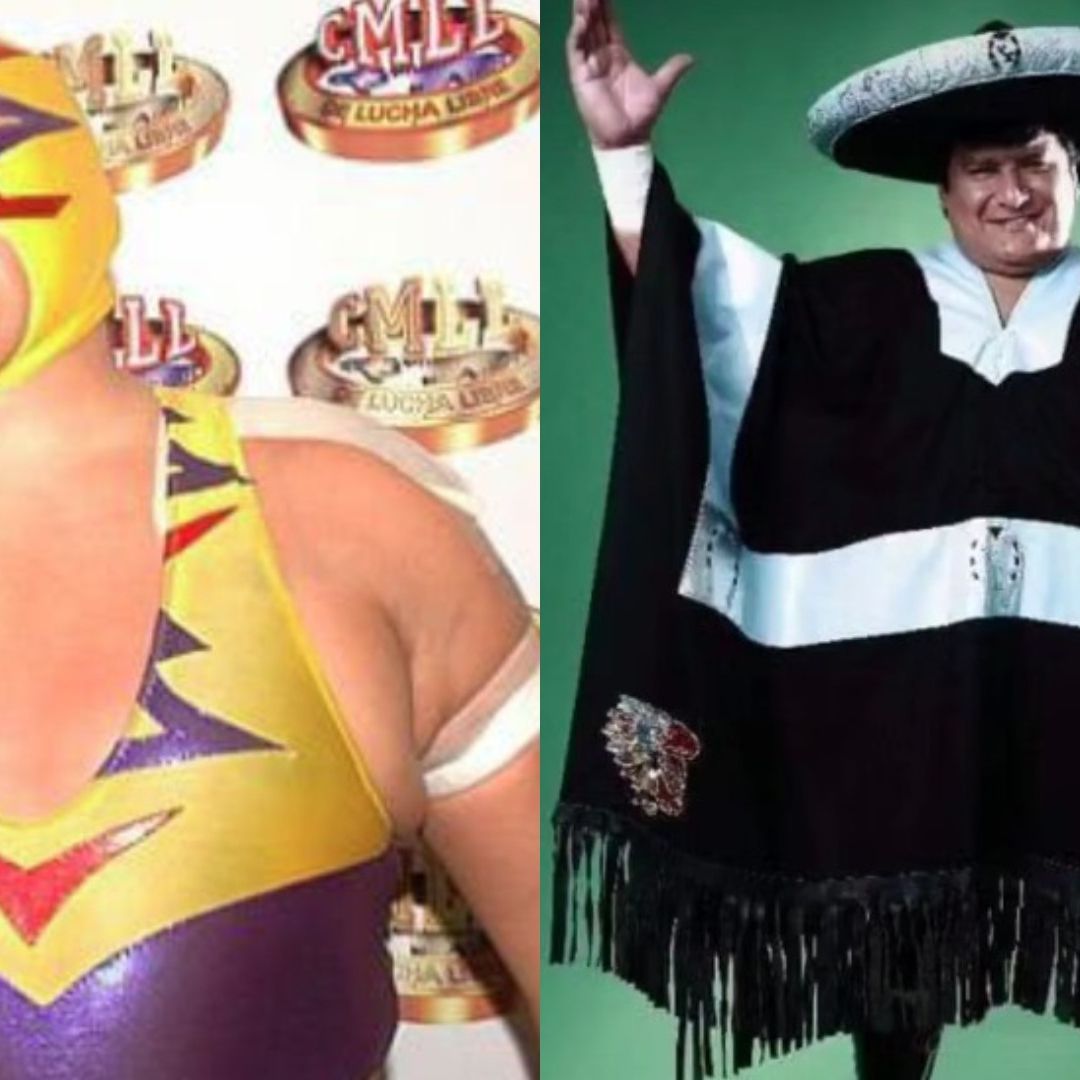 El luchador mexicano Villano V, murió a los 62 años. Fotos: Facebook Zeus Marroquín y El CMLL es mi pasión