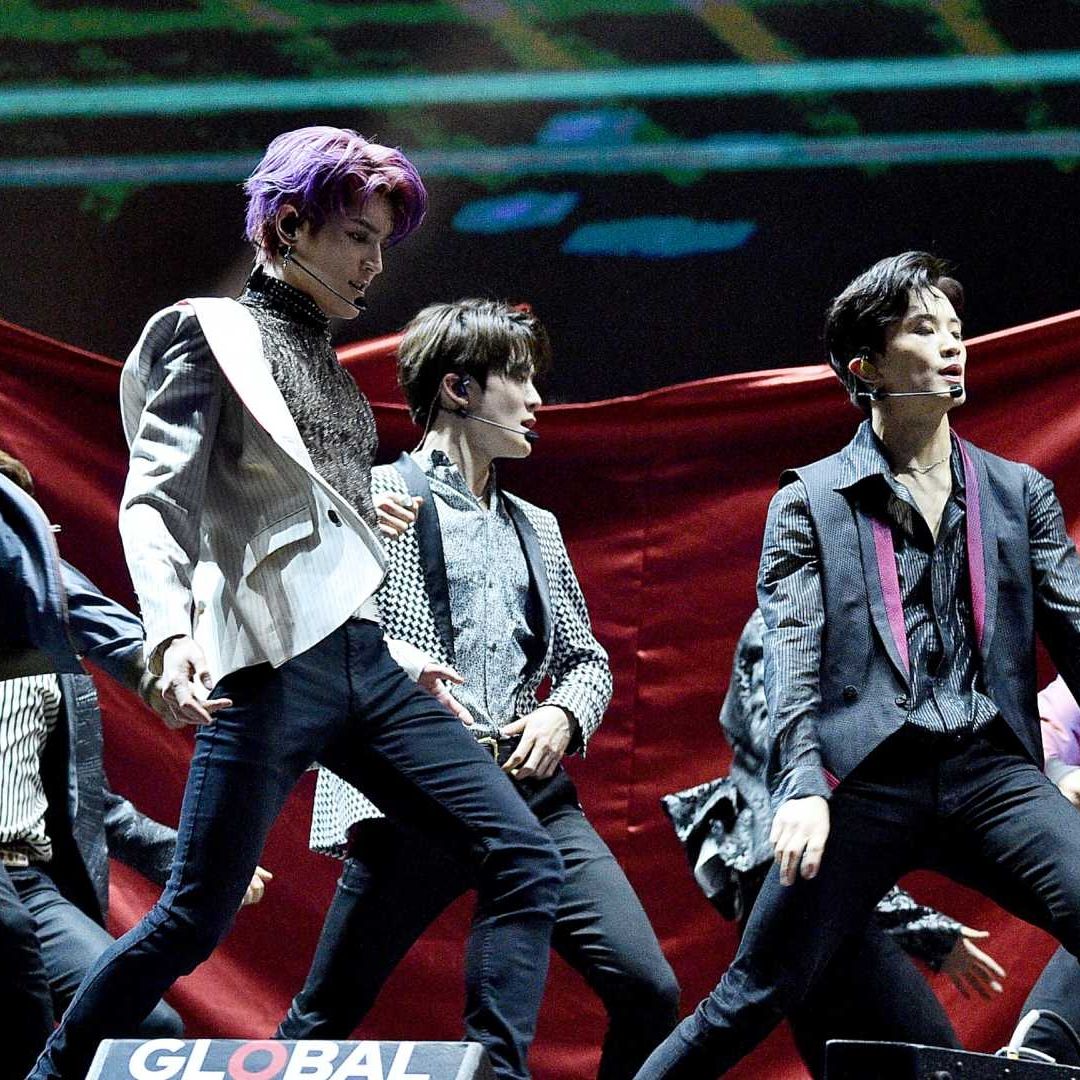 La banda NCT 127 durante el Global Citizen Festival 2019 en Nueva York
