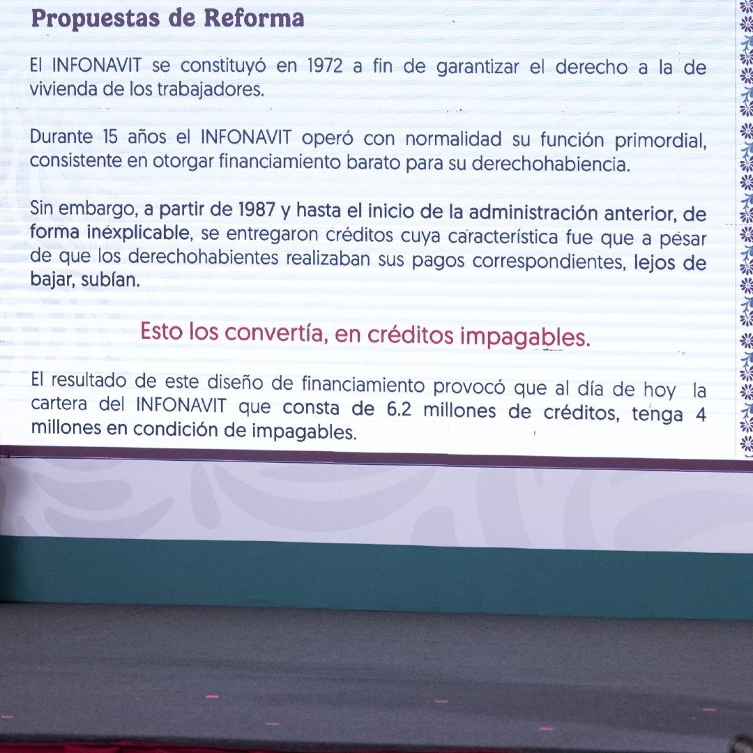 Octavio Romero explica la Ley Infonavit en la conferencia mañanera de Sheinbaum hoy 18 de diciembre de 2024