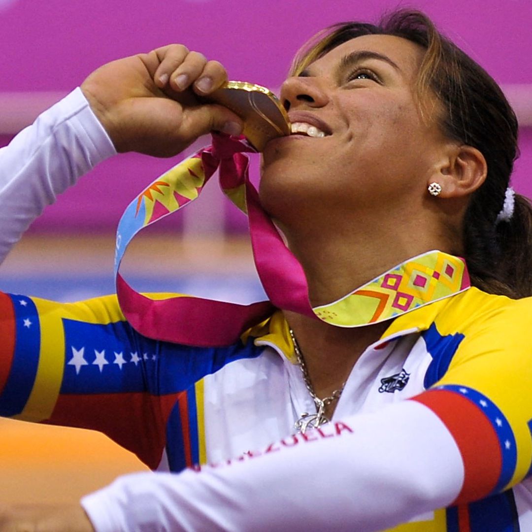 Daniela Larreal se llevó una medalla de oro en los Juegos Panamericanos de Guadalajara 2011. Foto AFP