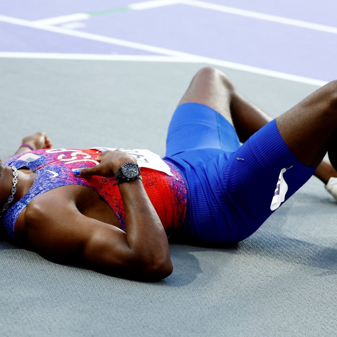 Noah Lyles corrió con COVID-19