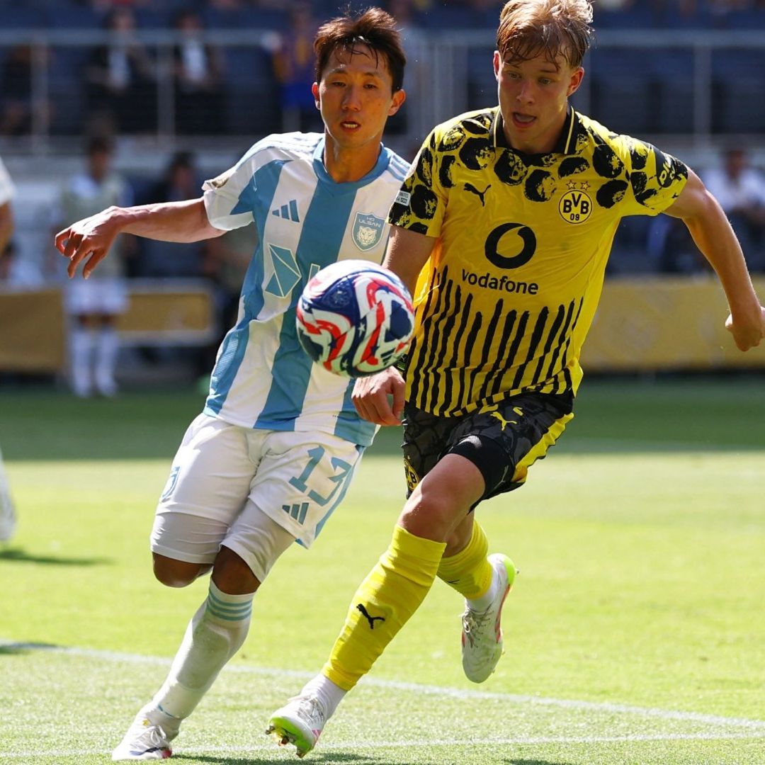 Los futbolistas de Dortmund tuvieron que sudar la camiseta para vencer a los del Ulsan Hyundai en el Mundial de Clubes 2025.